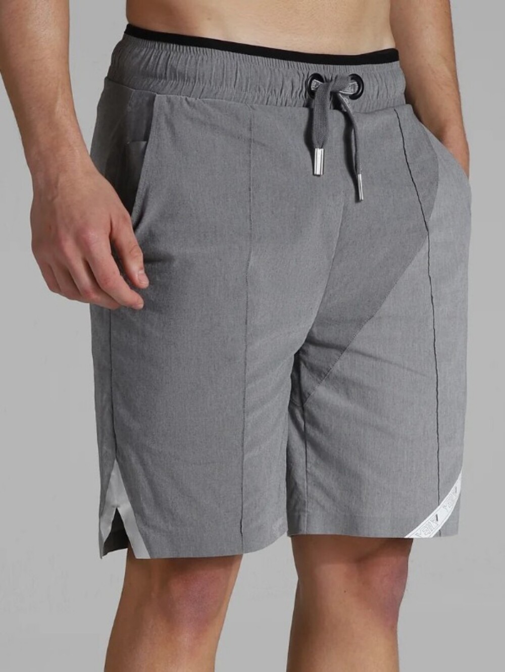 Men's Gray Drawstring Athletic Shorts NWT